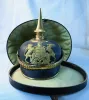 Württemberg Train "Officers Aspirant" Pickelhaube / Case. MINT Visuel 3